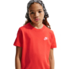 Koszulka dla dzieci Nike Sportswear pomarańczowa FZ5177 842