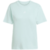 Koszulka damska adidas Essentials Small Logo Cotton jasnoniebieska JY4965