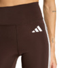 Legginsy damskie adidas Optimé Essentials 7/8 brązowe KC2947