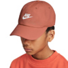 Czapka z daszkiem dla dzieci Nike Club pomarańczowa FB5063 209