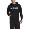 Bluza męska adidas Essentials French Terry Linear Logo Hoodie czarna GK9064