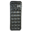 Materac welurowy jednoosobowy High Peak 185x74x20 cm szary 40032