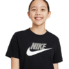 Koszulka dla dzieci Nike Sportswear czarna FZ5178 010