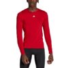 Koszulka mska adidas Techfit Aeroready Long Sleeve Tee czerwona HP0639