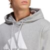 Bluza męska adidas Essentials French Terry Big Logo Hoodie szara IC9364