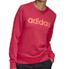 Bluza damska adidas Essentials Linear Crewneck różowa GD2955