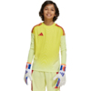 Koszulka bramkarska dla dzieci adidas Tiro 25 Competition Long Sleeve Jersey żółto-czerwona KJN2020