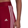 Legginsy damskie adidas Loungewear Essentials 3-Stripes czerwone HD1826