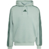 Bluza męska adidas Essentials 3-Stripes Fleece Hoodie jasnozielona KY4172