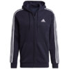 Bluza męska adidas Essentials Full-Zip Hoodie granatowa GK9053