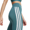 Legginsy damskie adidas Optime Essentials 3-Stripes 7/8 zielone JY2152