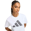 Koszulka damska adidas Animal Graphic biała KT9719