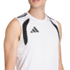 Koszulka męska adidas Tiro 26 Competition Sleeveless Jersey biała KA7614