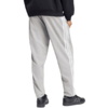 Spodnie męskie adidas Essentials 3-Stripes Single Jersey Tapered Open Hem szare KY4215