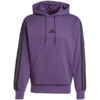 Bluza męska adidas Essentials 3-Stripes Fleece fioletowa JX0740