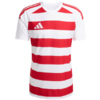 Koszulka męska adidas Hooped 26 Jersey biało-czerwona KF3388