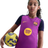 Koszulka dla dzieci Nike FC Barcelona Strike fioletowa HJ7831 552