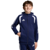 Bluza dla dzieci adidas Tiro 26 League Sweat Full Zip Hoodie granatowa KF3322
