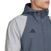 Kurtka męska adidas Tiro 23 Competition All-Weather szara HU1320