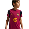 Koszulka dla dzieci Nike FC Barcelona Strike bordowa II3237 621