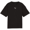 Koszulka dla dzieci Puma Ess Centered Cat Logo Boxy Tee czarna 685131 01