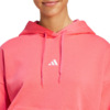 Bluza damska adidas Essentials Small Logo Feel Cozy Hoodie koralowa KE4380