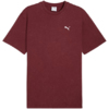 Koszulka męska Puma Ess Elevated Relaxed Wash Tee bordowa 688048 96