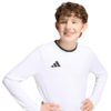 Koszulka dla dzieci adidas Entrada 26 Long Sleeve Jersey biała KF5874