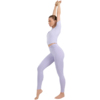 Legginsy damskie 4F FNK F369 jasny fiolet 4FWAW25TFTIF369 34S