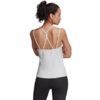 Koszulka damska adidas Studio Slim Strappy Back Tank Top biała HE3141