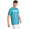 Koszulka męska adidas Essentials Single Jersey Linear Embroidered Logo Tee jasnoniebieska IJ8655