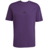 Koszulka męska adidas Essentials Small Logo Single Jersey fioletowa JW6232