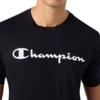 Koszulka męska Champion SS Tee czarna 221814 KK001