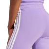 Spodenki damskie adidas Essentials 3-Stripes High Waisted Biker fioletowe JD0914