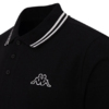 Koszulka męska polo Kappa czarna 709361 19-4006