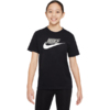 Koszulka dla dzieci Nike Sportswear czarna FZ5178 010