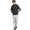 Bluza męska adidas Essentials 3-Stripes Fleece Hoodie czarna KY6602