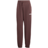 Spodnie damskie adidas Essentials Linear French Terry Cuffed brązowe JY4898