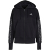 Bluza damska adidas Seasonal Essentials Animal Print 3-Stripes Full-Zip Hooded czarna KS8002