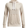 Bluza damska Under Armour Rival Fleece HB Hoodie beżowa 1356317 783