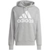 Bluza męska adidas Essentials French Terry Big Logo Hoodie szara IC9364