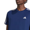 Koszulka męska adidas Train Essentials 3-Stripes Training Tee granatowa IB8152