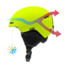 Kask narciarski Meteor Avalo S 53-55 cm neonowy żółty 17288