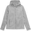 Kurtka damska 4F softshell chłodny jasny szary melanż H4Z22 SFD350 27M