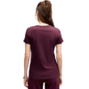Koszulka damska Puma ESS Small No.1 Logo Tee(s) burgundowa 682373 24