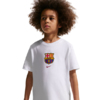 Koszulka dla dzieci Nike FC Barcelona biała IM1708 100