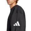 Bluza męska adidas Essentials Loose Fit 3 Bar Logo czarna JF3542