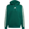 Bluza męska adidas Essentials 3-Stripes Fleece Hoodie zielona KZ1413