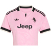 Koszulka damska adidas Juventus 26/27 Away Cropped Jersey różowo-czarna KB8842