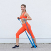 Taśma oporowa fitness Smj 0,40 mm 150x15 cm medium niebieska EX040